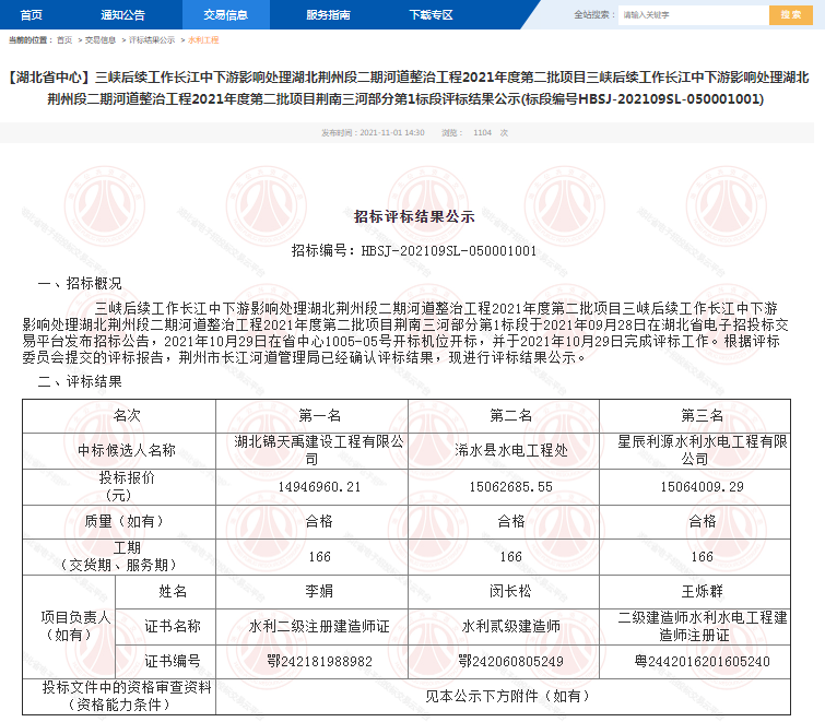 三峡后续工作长江中下游影响处理湖北荆州段二期河道整治工程2021年度第二批项目荆南三河部分第1标段.png